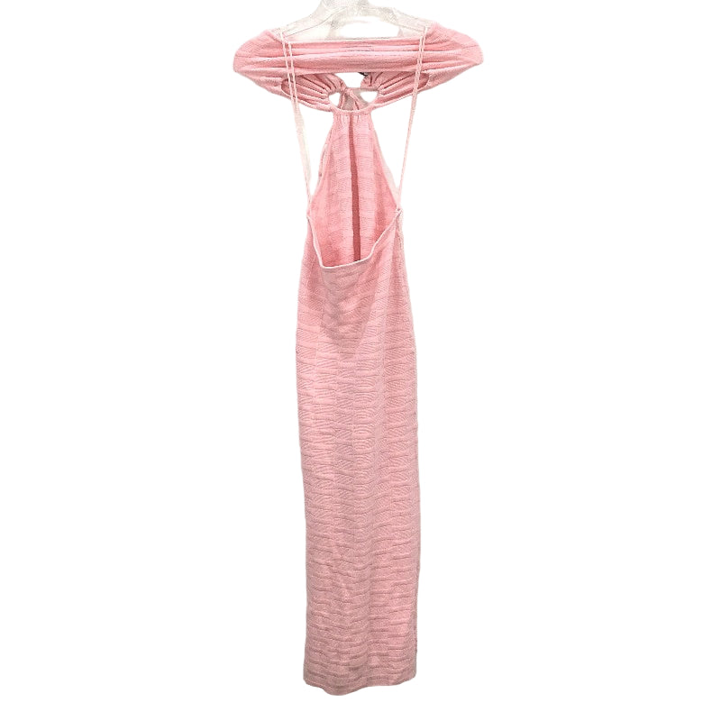 Alice in the Eve Alana Keyhole Pink Knit Midi Dress Ladies Size Small NEW