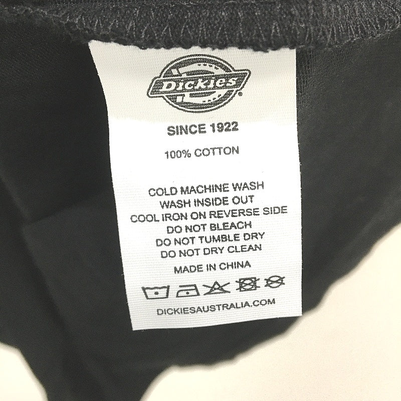 Dickies Fire Boy Logo Print Cut Sleeve Black Muscle Tee Mens Size Medium NEW