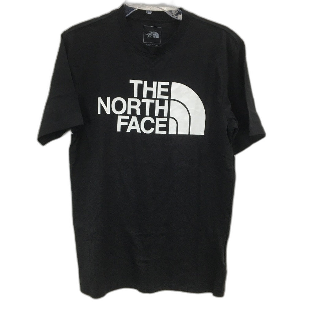 The North Face Basic Logo Graphic Black Cotton Tee Shirt Mens Size US Small NEW