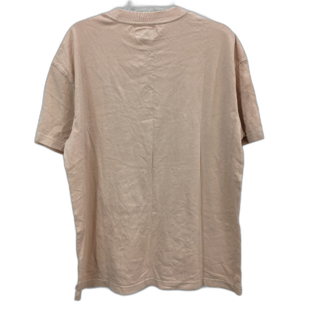 Spencer Project Jeans Peach Pink Short Sleeve Shirt Mens Size Medium NEW