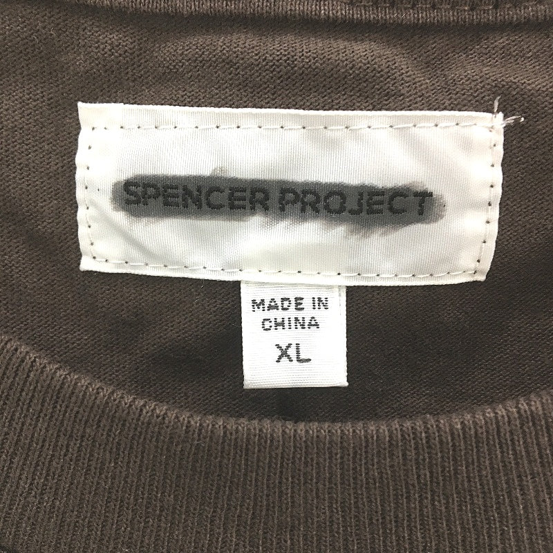 Spencer Project Nitro Brown Graphic Logo Cotton T-Shirt Mens Size XL NEW