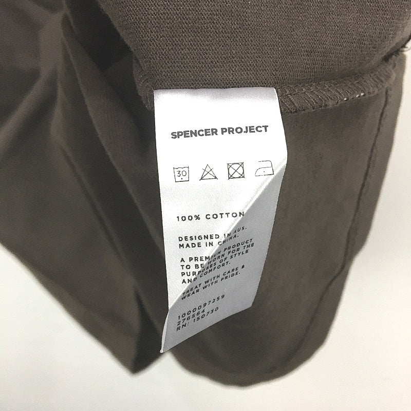 Spencer Project Nitro Brown Graphic Logo Cotton T-Shirt Mens Size XL NEW