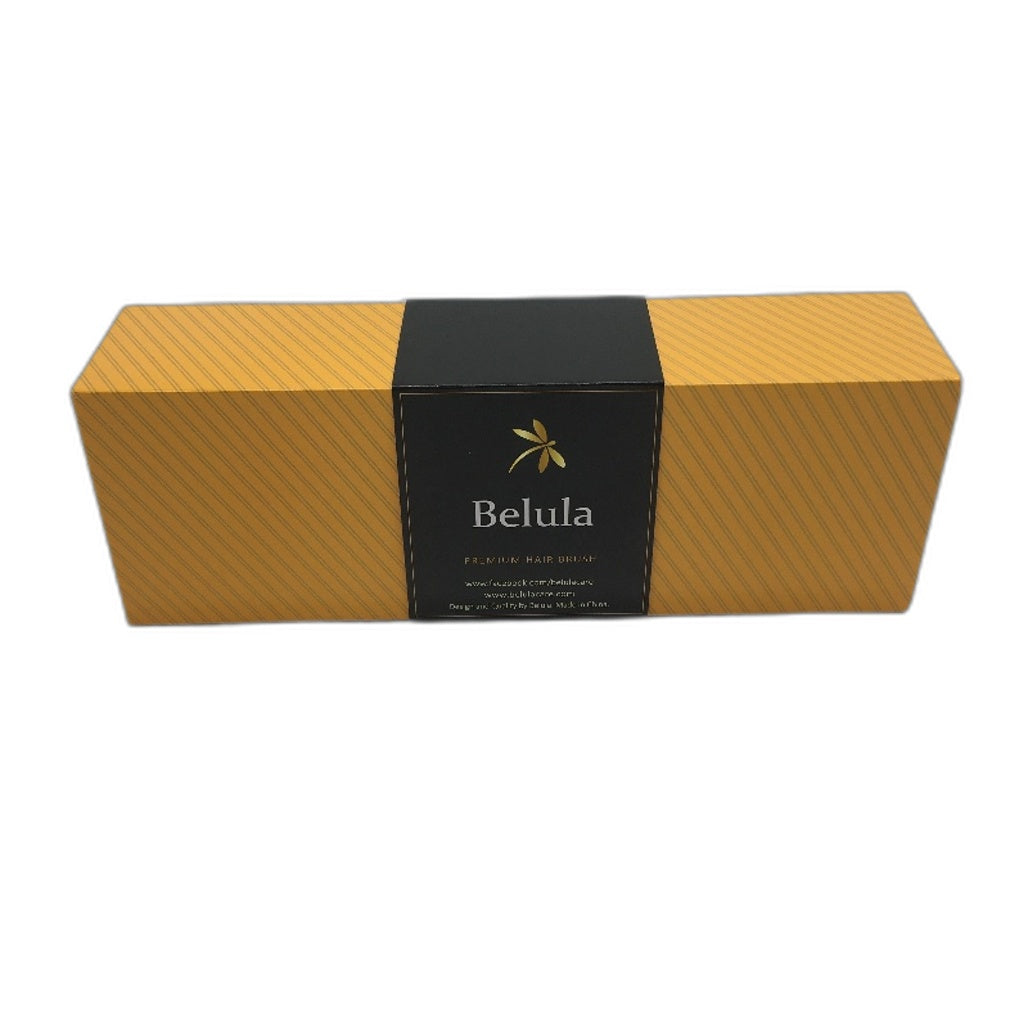Belula 100% Boar Bristle Hairbrush Set Soft Natural Bristles For Thin Fine Hair
