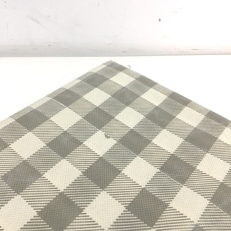 Large Checkered Beach Tarp Blanket Portable Compact Picnic Mat Green & Beige