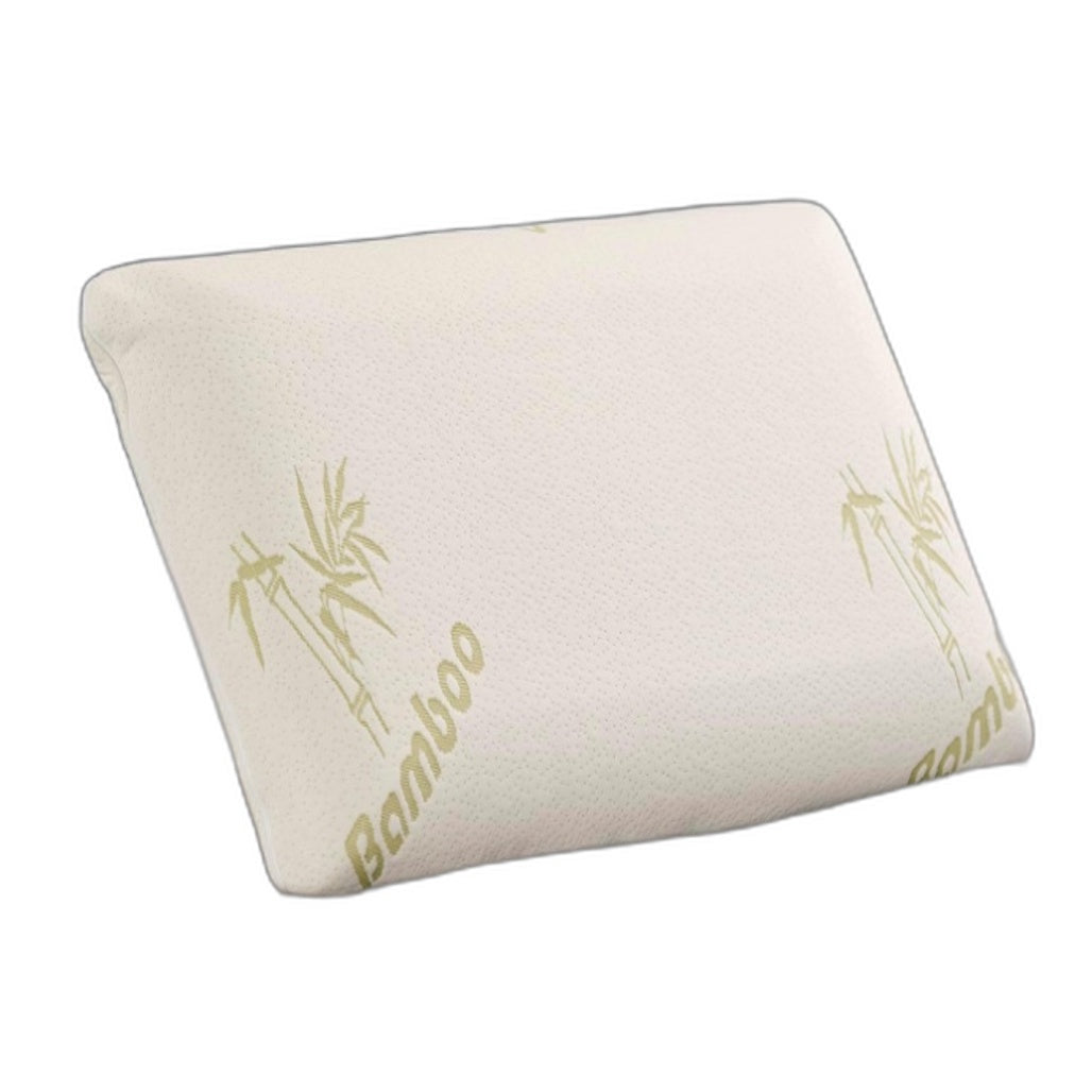 Tontine Comfortech Memory Foam Pillow Medium Height Firm Support Bamboo Cover