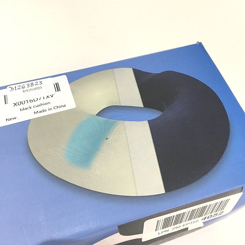 Homca Mesh Donut Seat Cushion Pressure Relief Firm Memory Foam Pillow Black