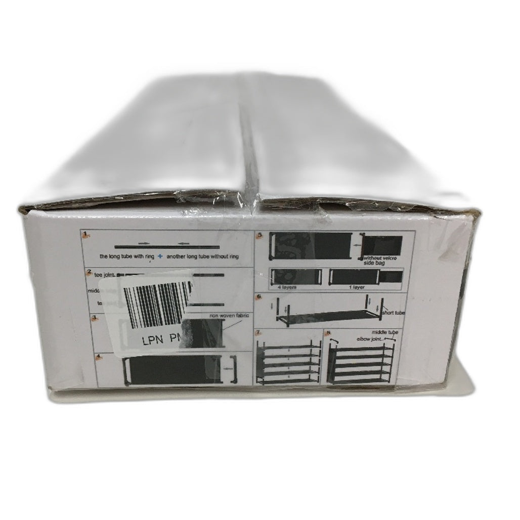 OYREL Shoe Rack 5 Tier Organiser Shoes Storage Black Space Saver