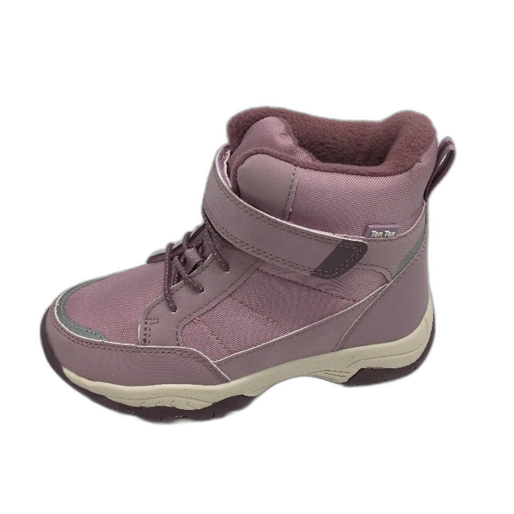 Crane Snow Extreme Thermoboots Fleece Lined Elastic Lace Pink Childs Size 12 NEW