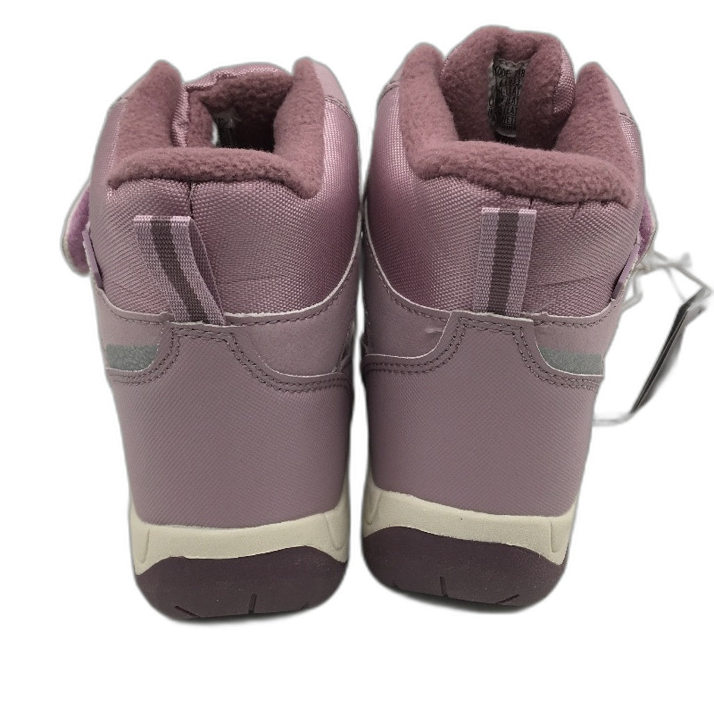 Crane Snow Extreme Thermoboots Fleece Lined Elastic Lace Pink Childs Size 12 NEW