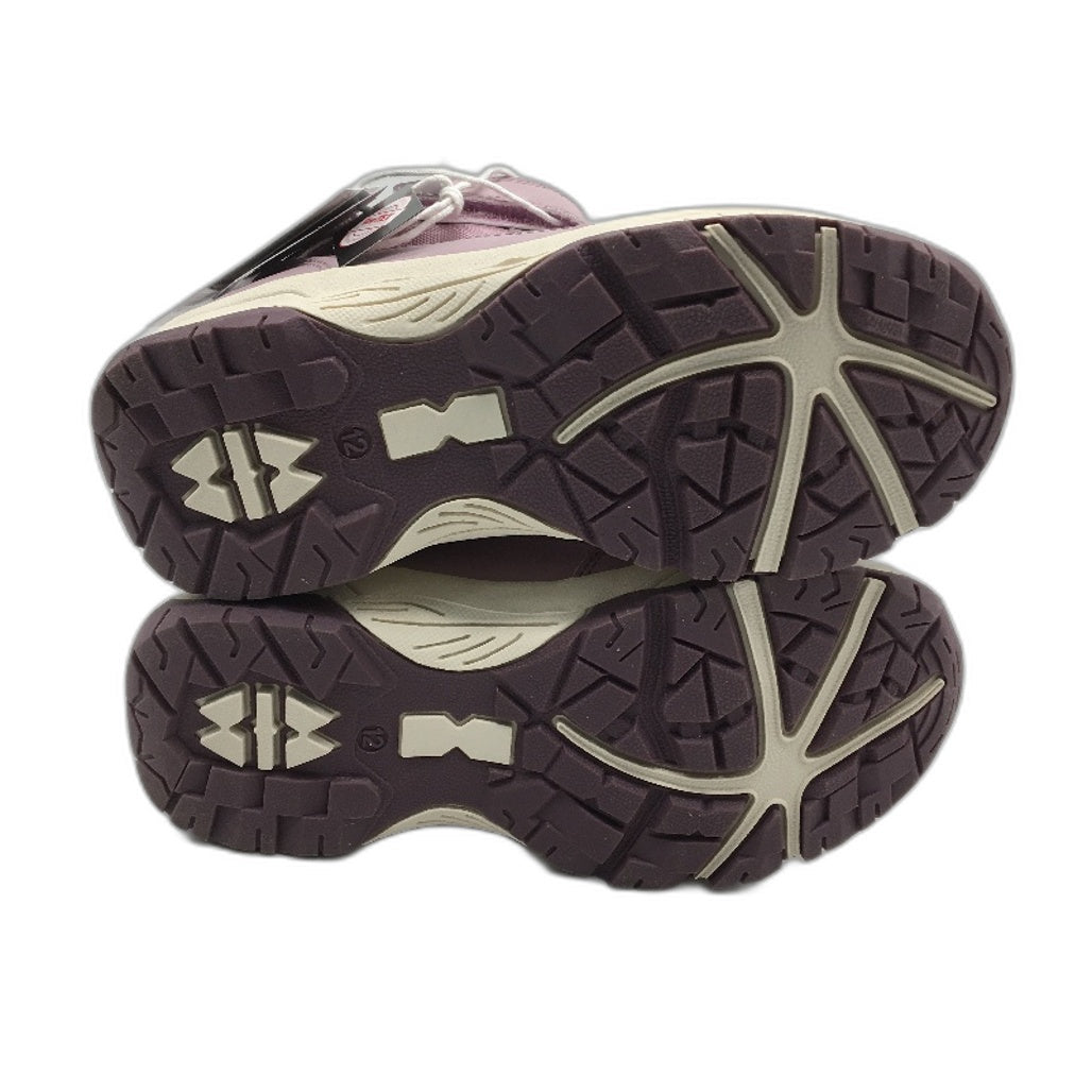 Crane Snow Extreme Thermoboots Fleece Lined Elastic Lace Pink Childs Size 12 NEW