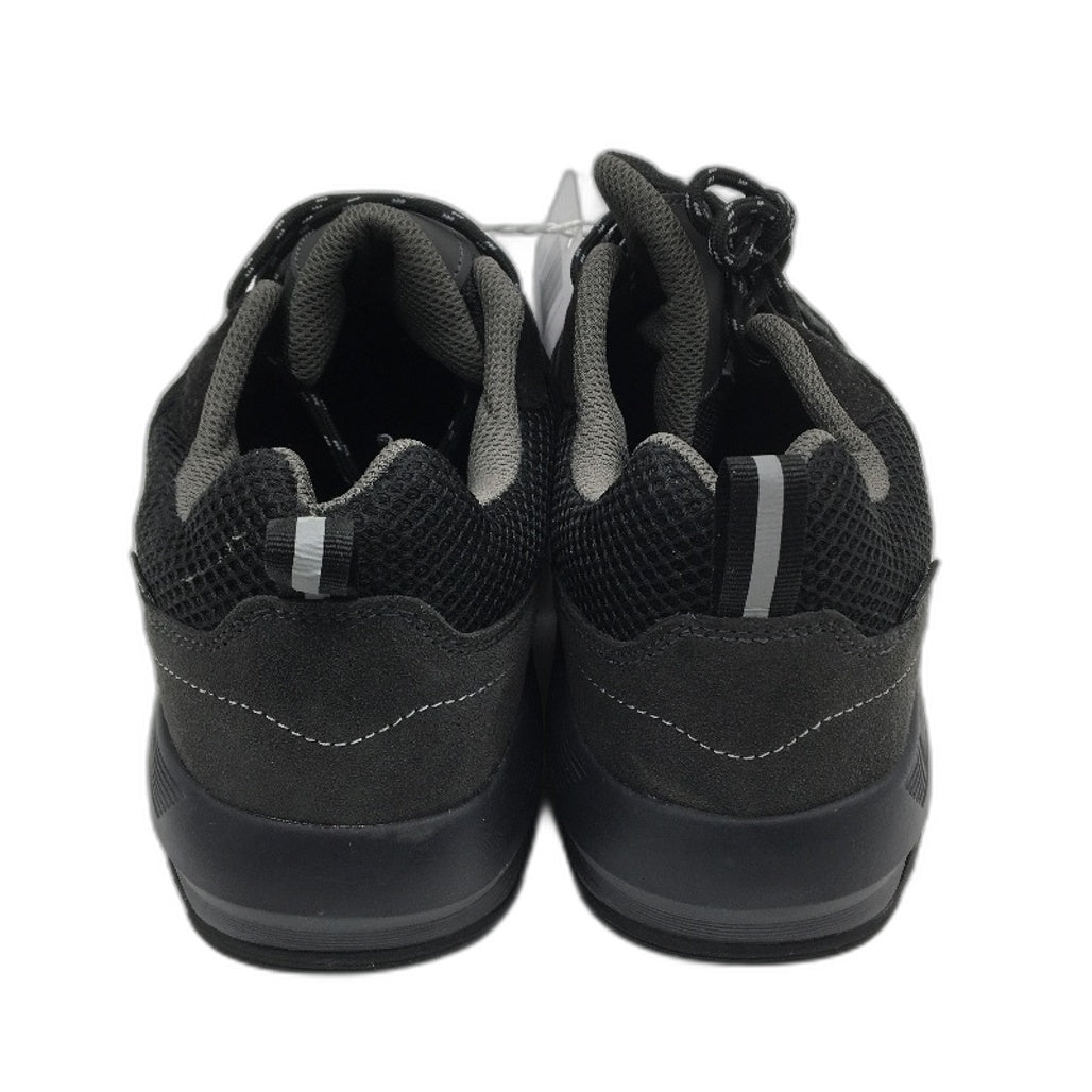 Crane Hiking Low Cut Leather Upper Lace Up Black Sneaker Shoes Mens Size 11 NEW