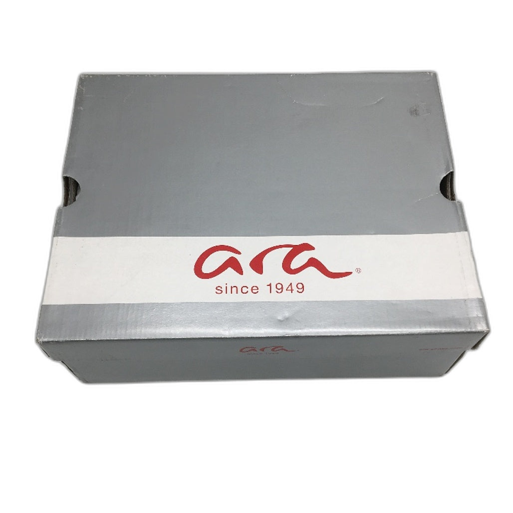 Ara Kalbvelour Forest Green Suede Zip & Lace Up Shoes Ladies US 9.5 EU 41 NEW