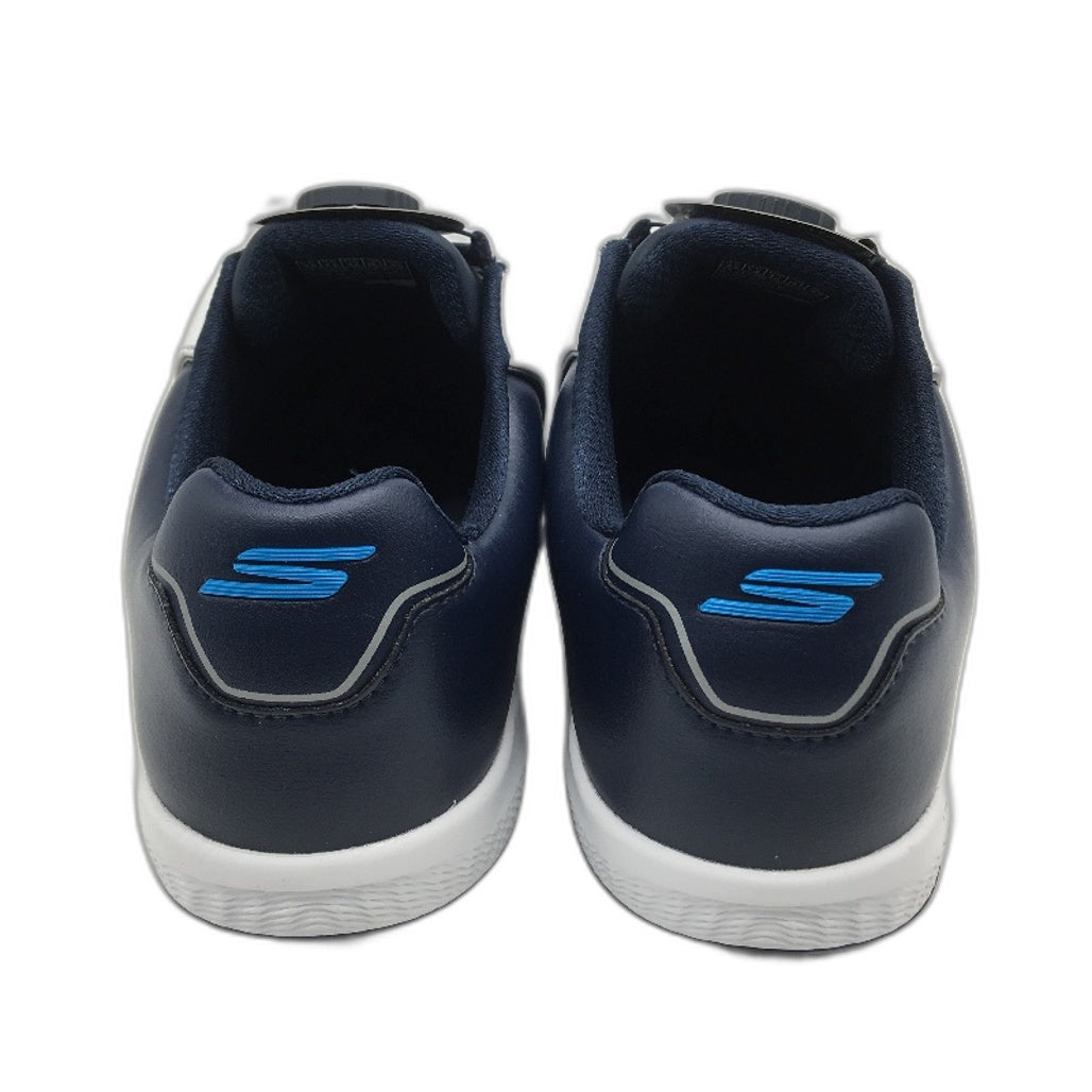 Skechers Go Golf Pro 6 SL Twist White Navy Leather Shoes Mens US 8.5 EU 42 NEW