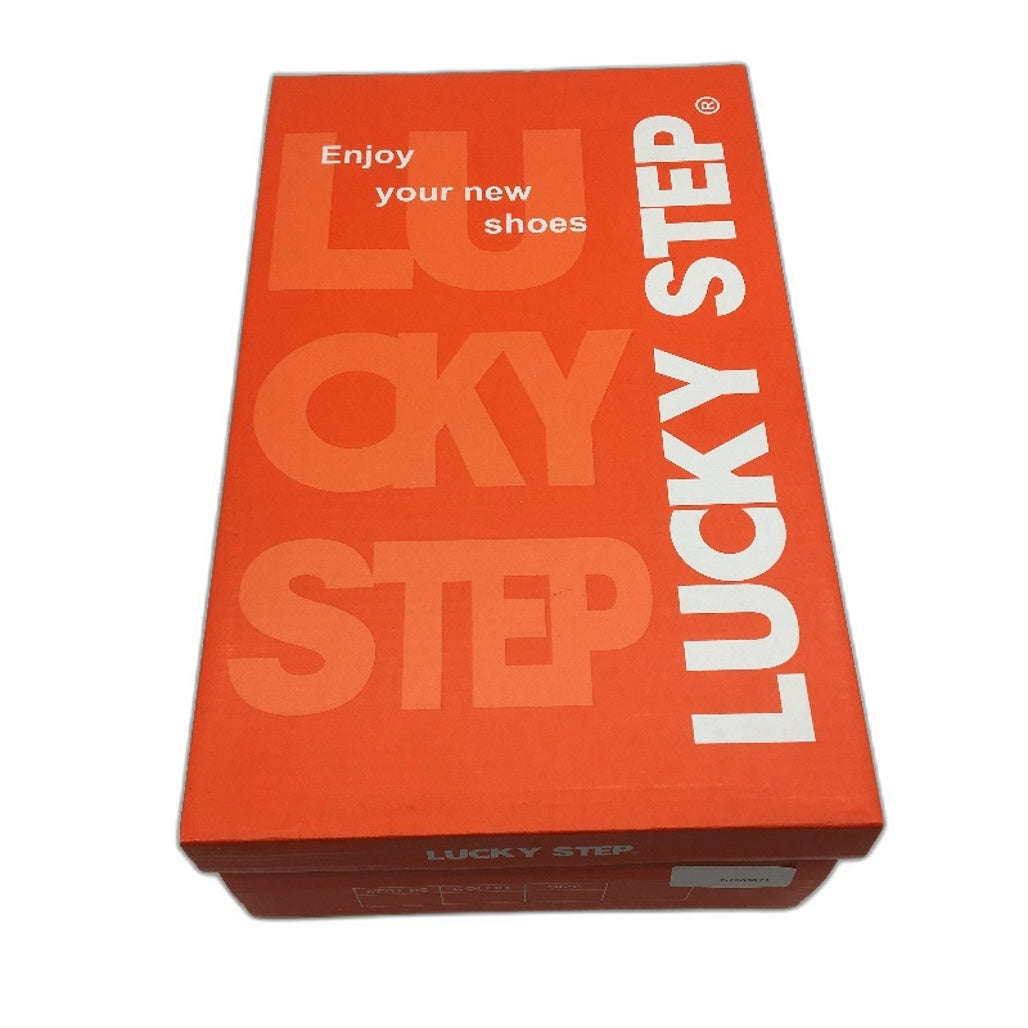 Lucky Step Black Leather Memory Foam Biotech Sneakers Ladies Size US 8.5 NEW