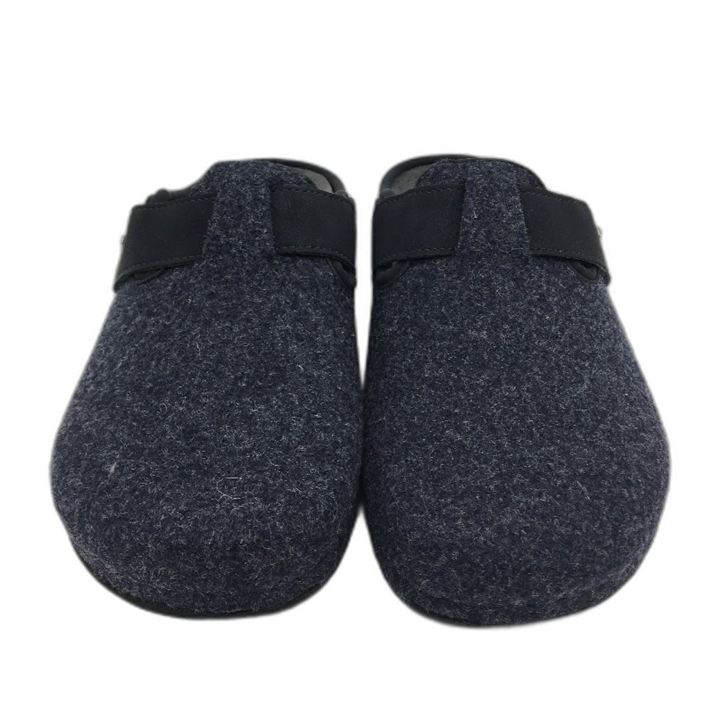 Rohde Ocean Blue Rodigo-h Open Back Slipper With Fastener Size US 10.5 EU 44 NEW