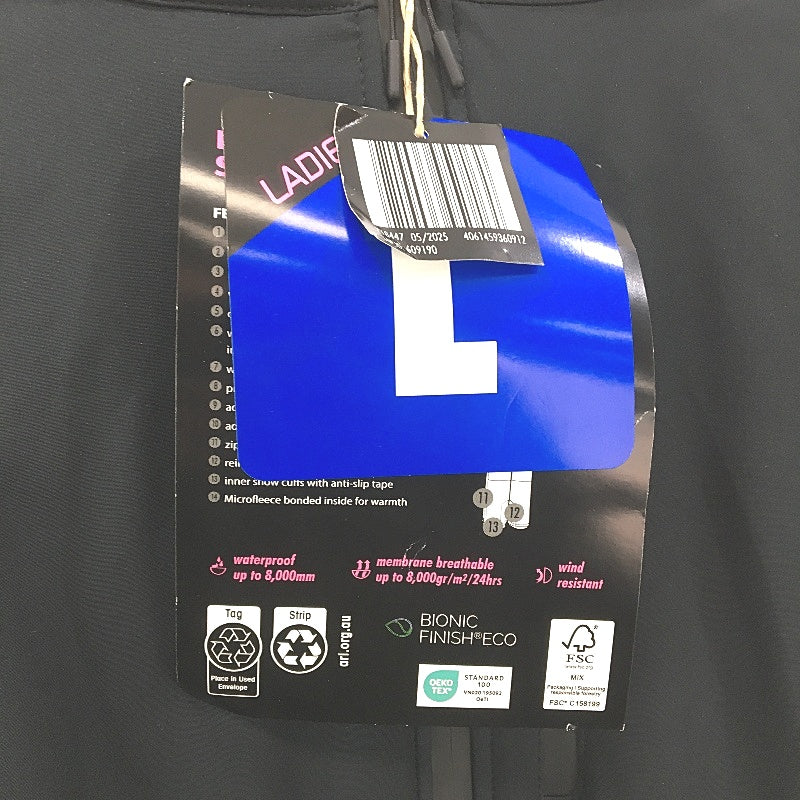 Crane Performance Waterproof Breathable Snow Suit Black Ladies Size L NEW