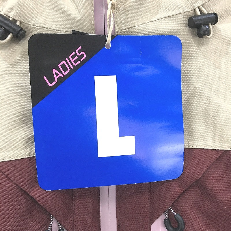 Crane Snow Extreme Burgandy Tan Water Resistant Winter Coat Ladies Size L NEW