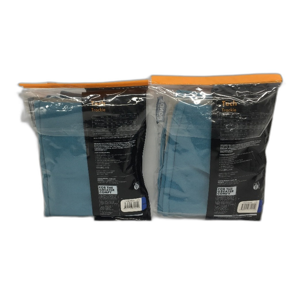 Bonds 2 Pack Cotton Blend Teal Tech Trackie Pants Pack Toddler Size 3 NEW