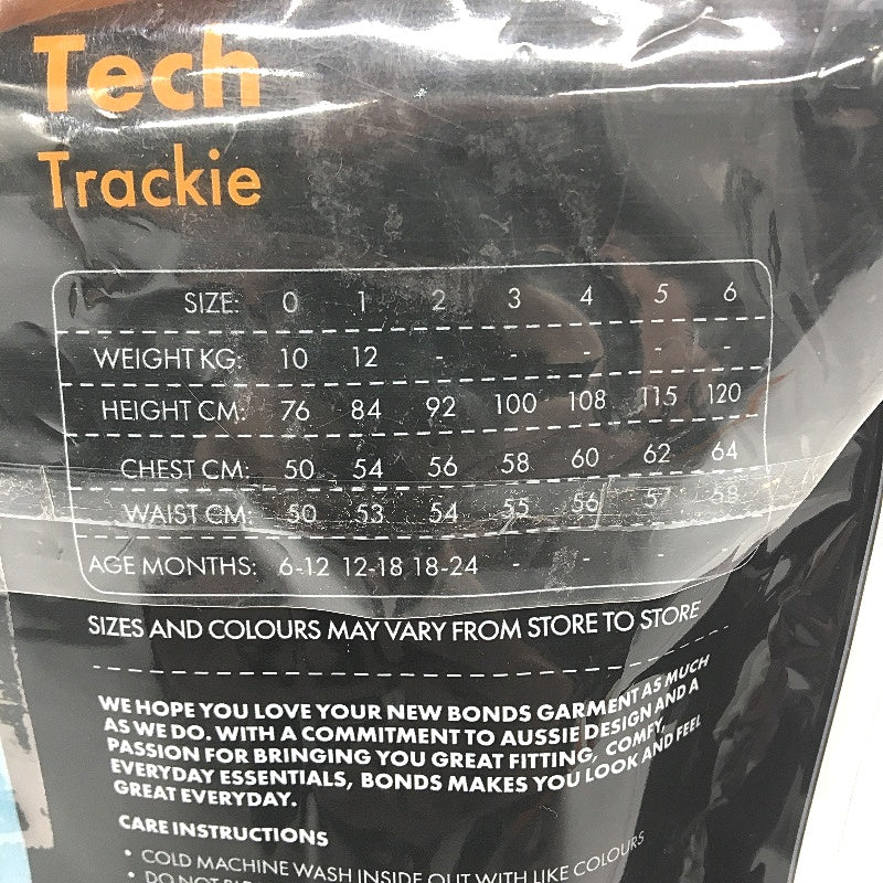 Bonds 2 Pack Cotton Blend Teal Tech Trackie Pants Pack Toddler Size 3 NEW