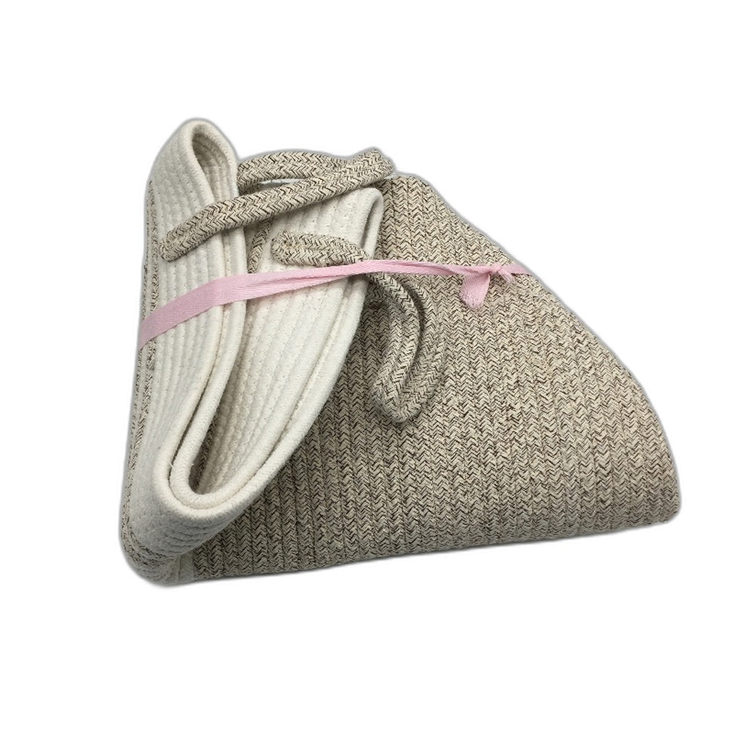 Xuanguo Home Decor Cotton Rope Boho Style Laundry Storage Basket Hamper NEW