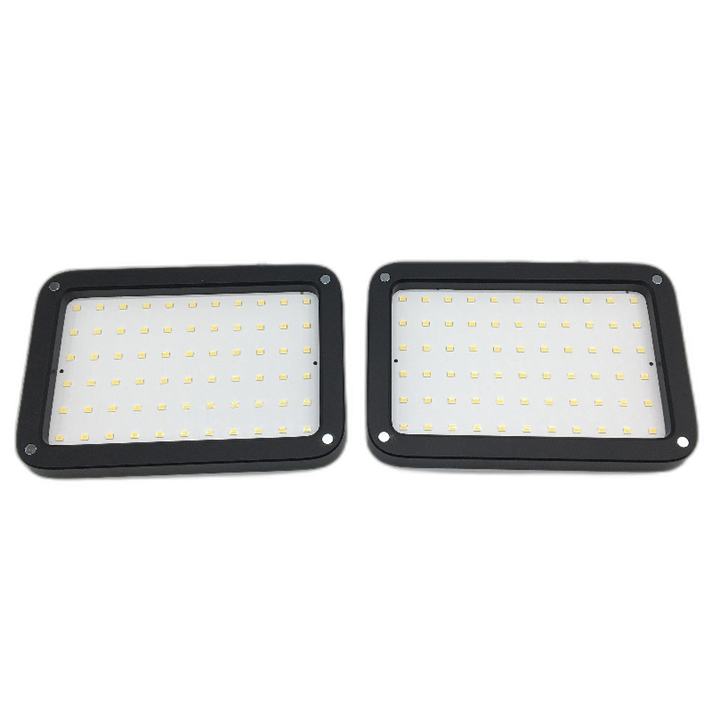 NEEWER BP66 2 Pack Bi Colour LED Studio Panel Video Light Lighting Kit NEW