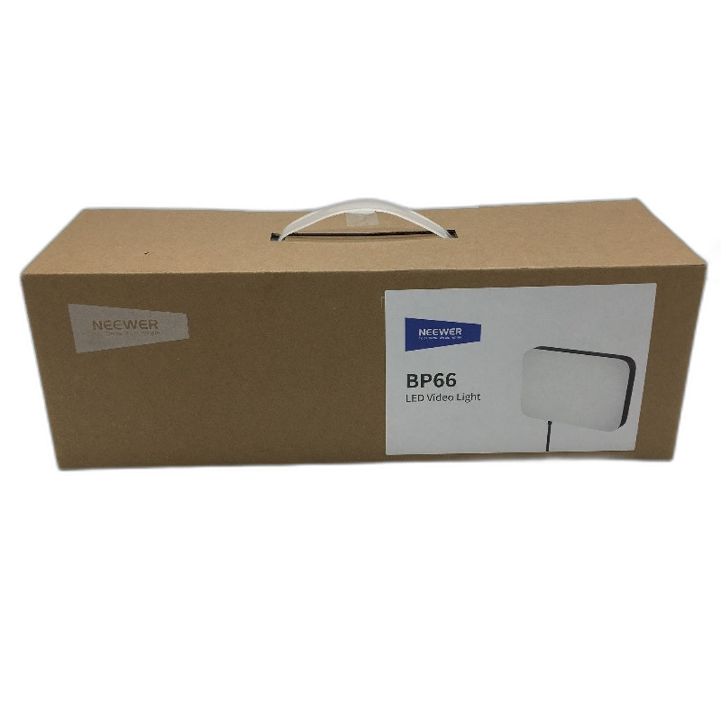 NEEWER BP66 2 Pack Bi Colour LED Studio Panel Video Light Lighting Kit NEW