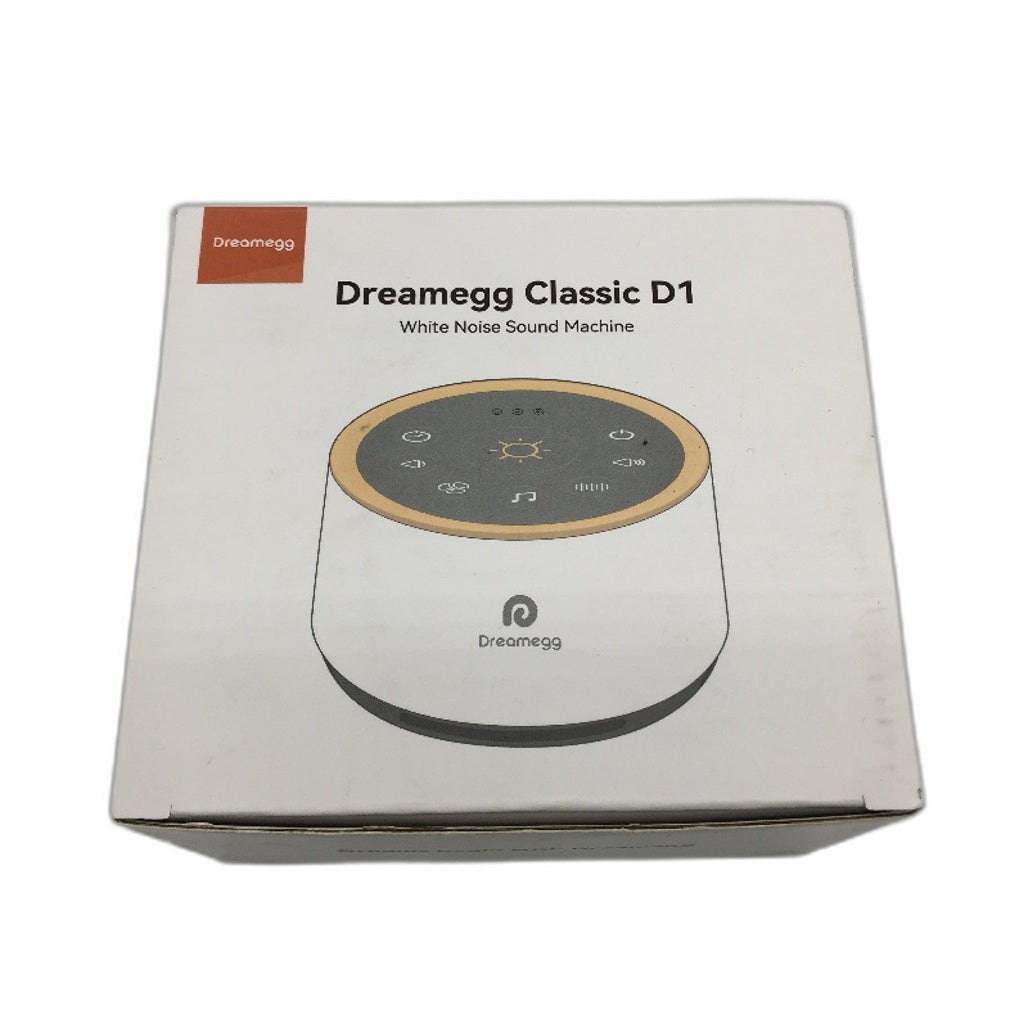 Dreamegg Classic D1 29 Ambient Sound Machine Alarm Clock in White DEMO
