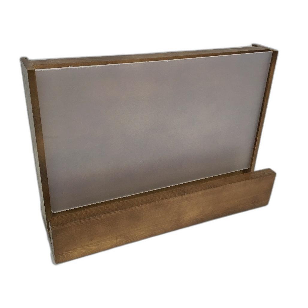 KISFAM Magnetic Wooden Knife Block Holder With Acrylic Protective Shield DEMO