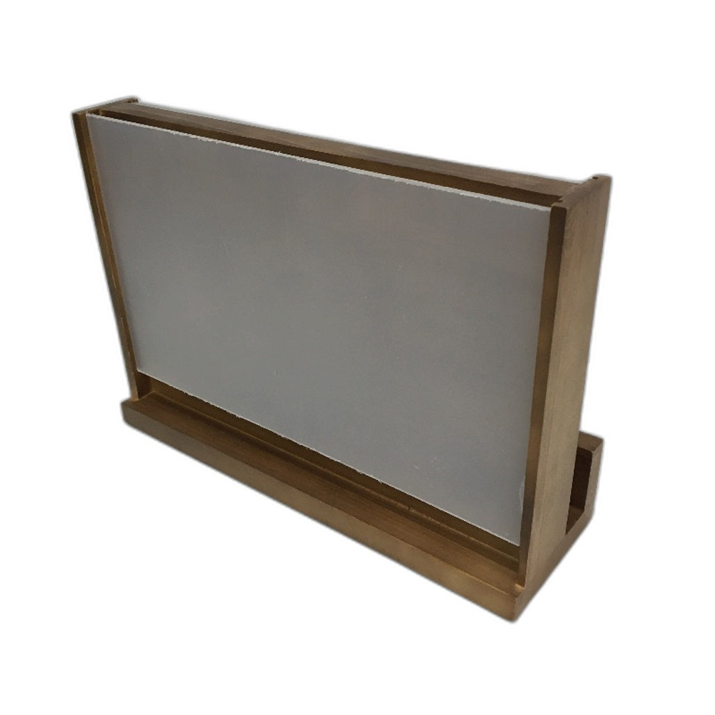 KISFAM Magnetic Wooden Knife Block Holder With Acrylic Protective Shield DEMO