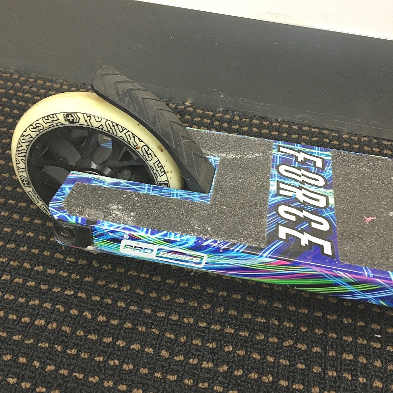 Force Pro Series Trick Ride Dirt Blue Blue Inline Scooter EX-DISPLAY