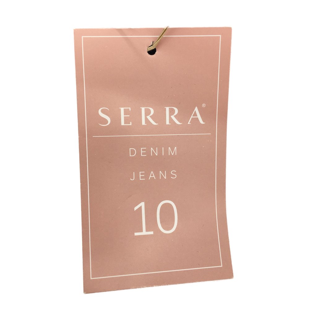 Serra Denim Straight Leg High Rise 7/8th Jeans Ladies Size 10 NEW