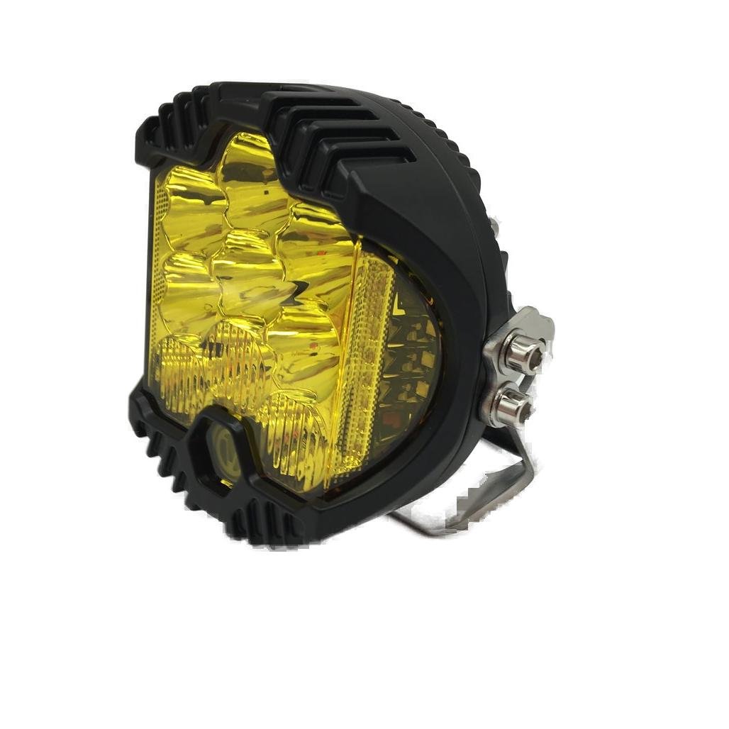 Offroad 5inch 50w Amber Yellow LED Flood Driving Light Single NEW