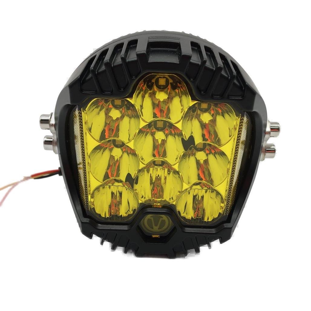 Offroad 5inch 50w Amber Yellow LED Flood Driving Light Single NEW
