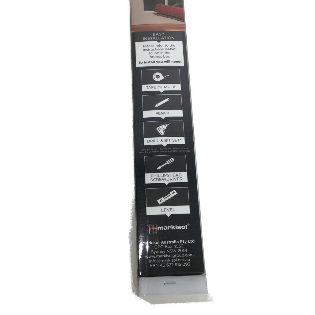 Markisol 4 Pack Portofino Blockout Roller Blinds Linen 60 x 240cm NEW