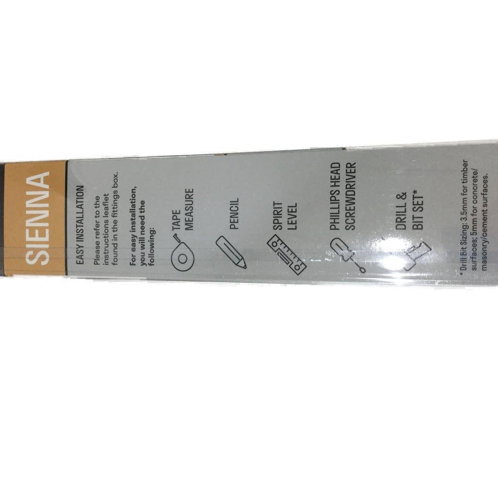 Markisol 2 Pack Sienna Sheer Roller Blinds Charcoal 60 x 210cm NEW