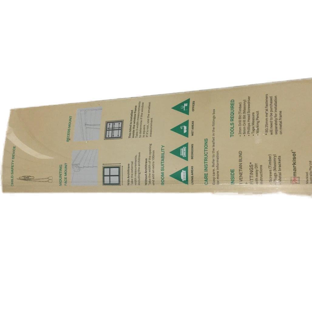 Practa Solutions 2 Pack White 50mm PVC Venetian Blinds 90 x 150cm NEW