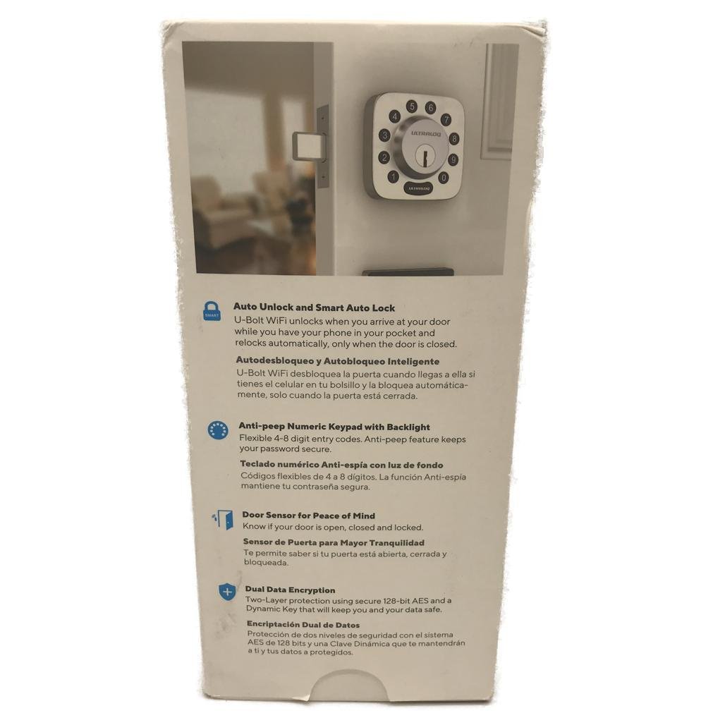 Ultraloq U-Bolt Wifi Smart Deadbolt App Controlled Bluetooth Connectivity DEMO