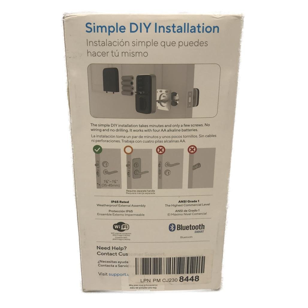 Ultraloq U-Bolt Wifi Smart Deadbolt App Controlled Bluetooth Connectivity DEMO