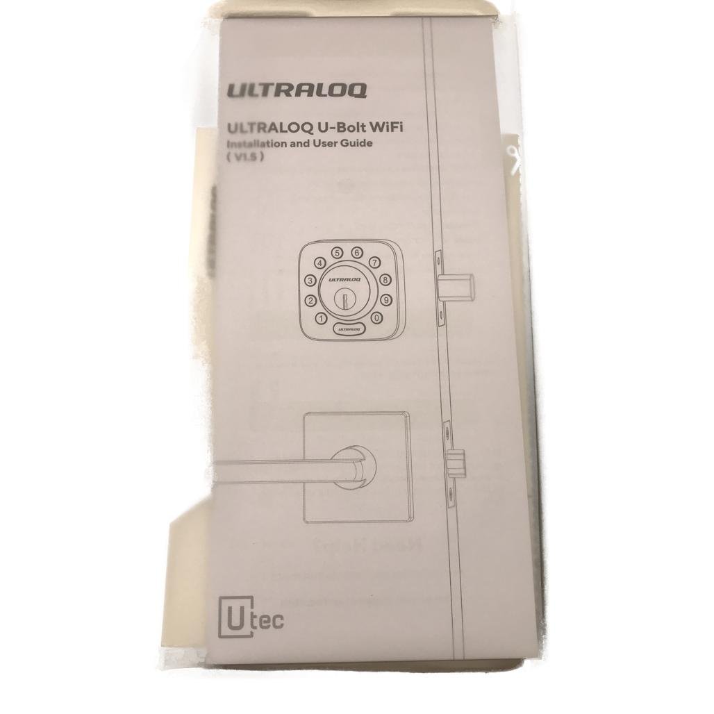 Ultraloq U-Bolt Wifi Smart Deadbolt App Controlled Bluetooth Connectivity DEMO