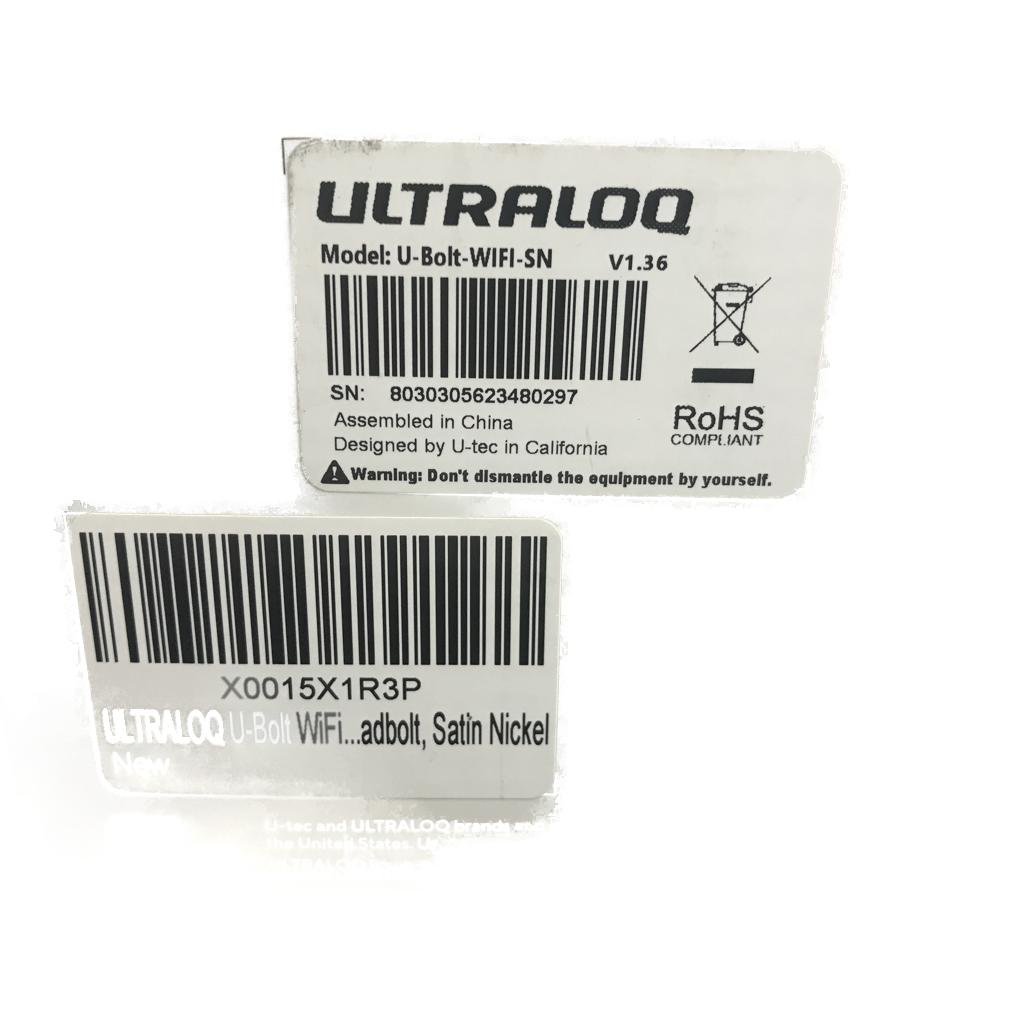 Ultraloq U-Bolt Wifi Smart Deadbolt App Controlled Bluetooth Connectivity DEMO