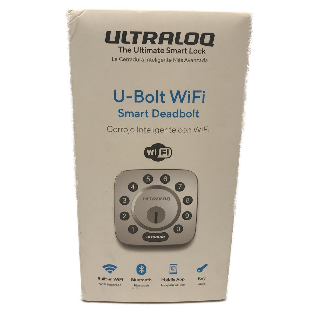 Ultraloq U-Bolt Wifi Smart Deadbolt App Controlled Bluetooth Connectivity DEMO