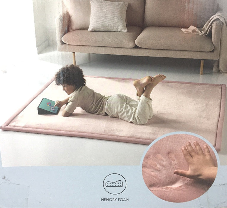 Kirkton House Memory Foam Soft Pink Floor Rug 1.5 x 2m NEW