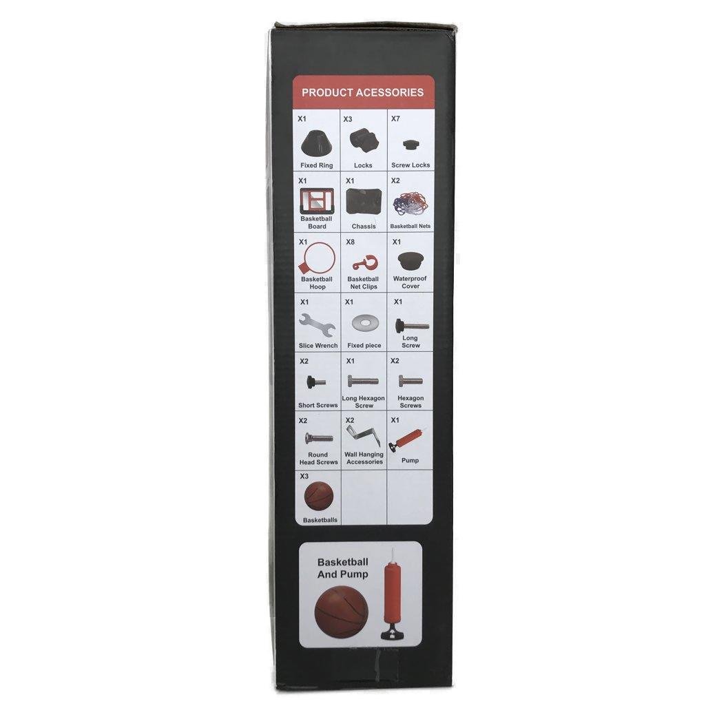 Shylizard Kids Mini Basketball Adjustable Hook 74.8 Inches Age 3+ NEW