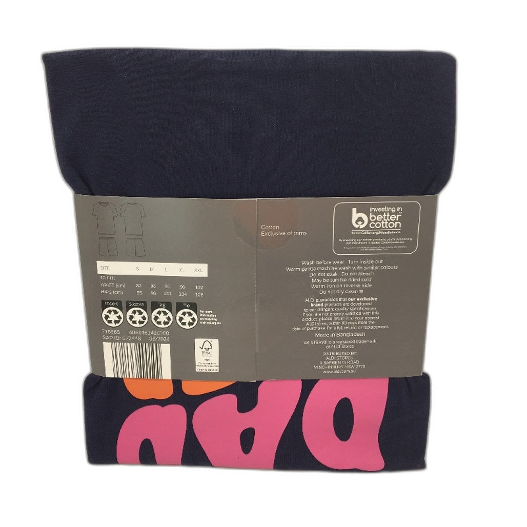 Westbay Mens Summer Short PJ Set 'Best Dad Ever' Size S NEW