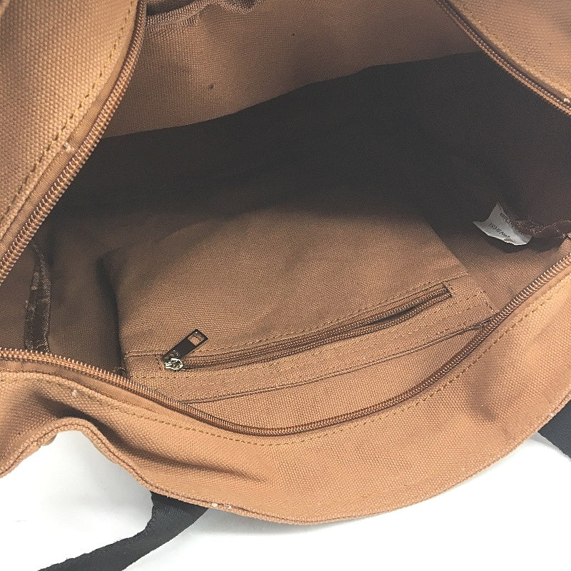 SDYSM Multi Compartment Zip Up Brown Canvas Carry Tote Nappy Bag NEW