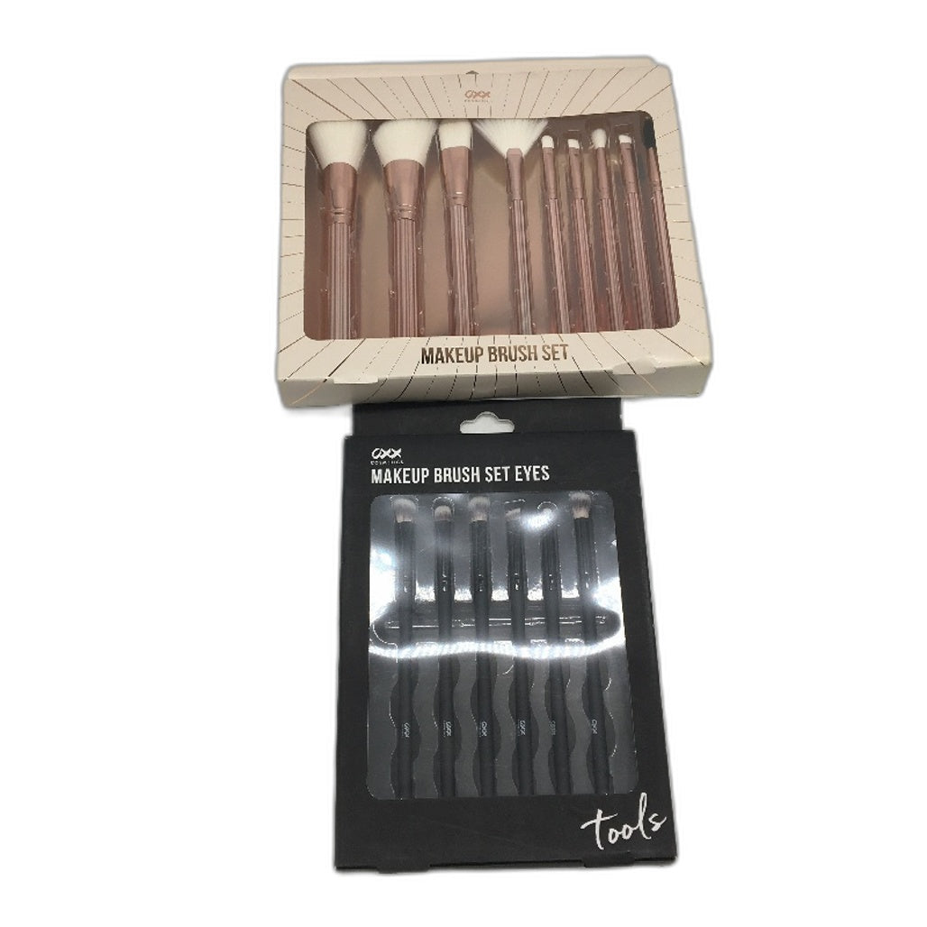 22 Piece BULK LOT- OXX Cosmetics Brush Kits & Assorted Make Up Items NEW