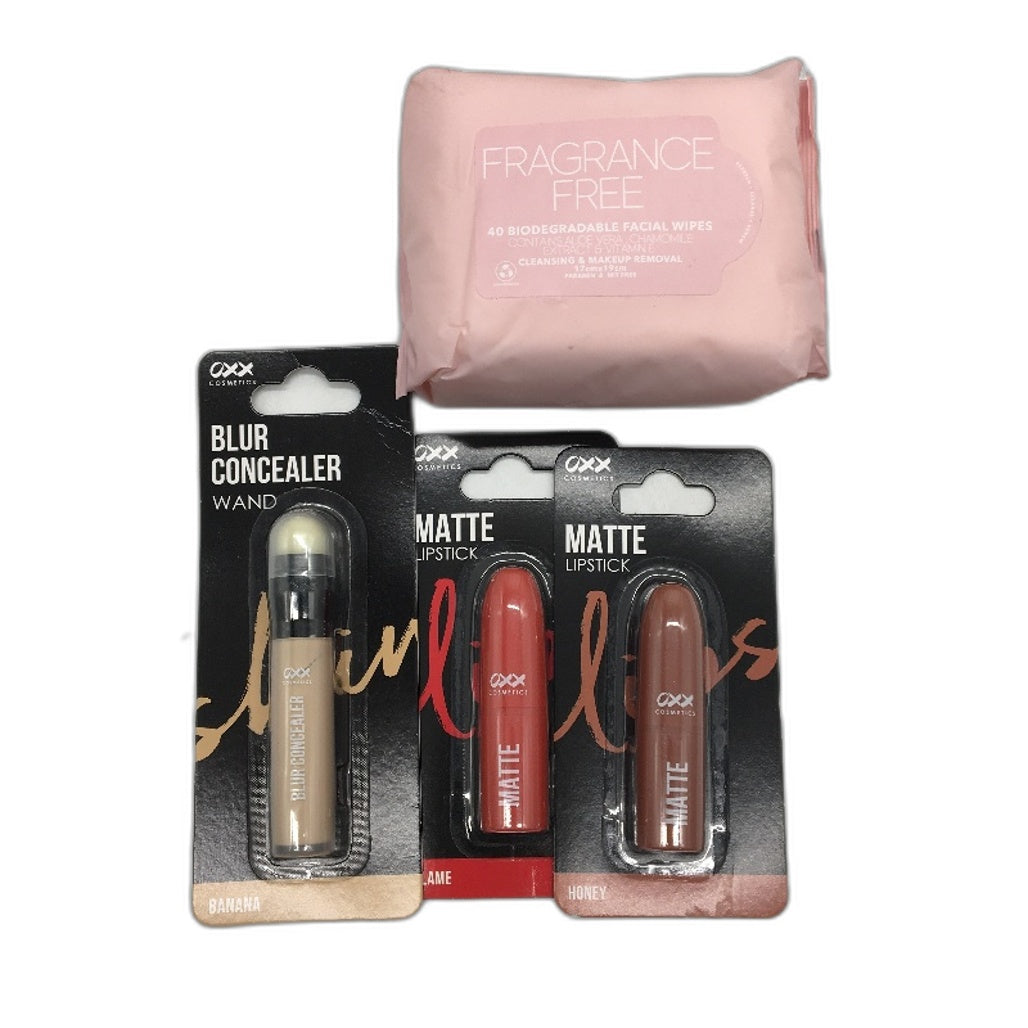 23 Piece BULK LOT- OXX Cosmetics Brush Kits & Assorted Make Up Items NEW