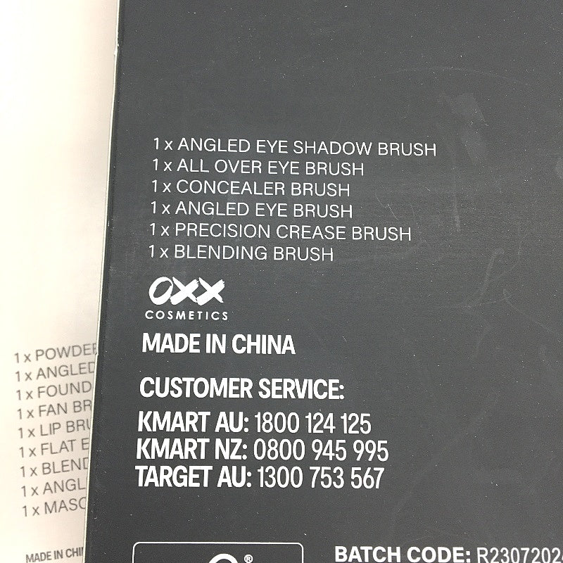 23 Piece BULK LOT- OXX Cosmetics Brush Kits & Assorted Make Up Items NEW