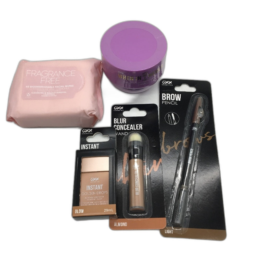 13 Piece BULK LOT- OXX Cosmetics Assorted Make Up & Skin Care Items Pack NEW