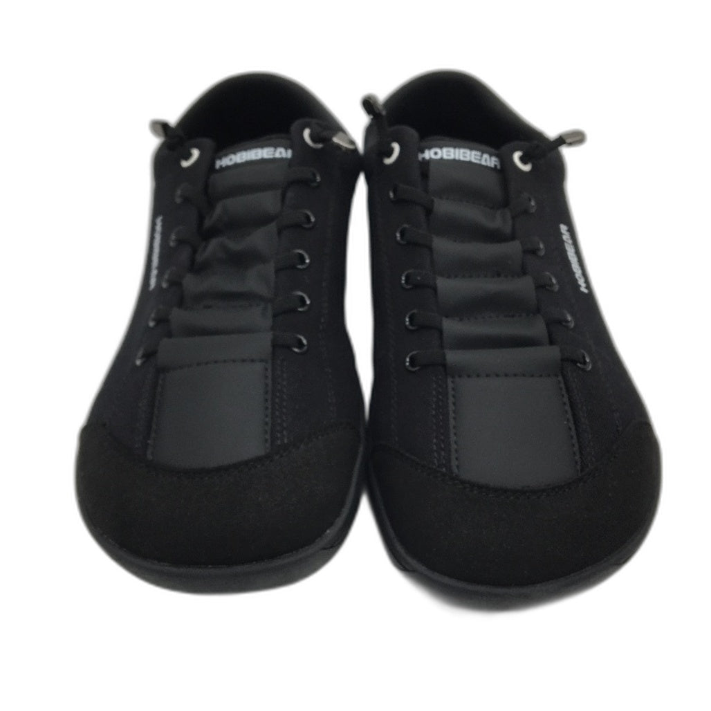 Hobibear Wide Width Minimalist Black Canvas Zero Drop Shoes Unisex Sze EU 43 NEW